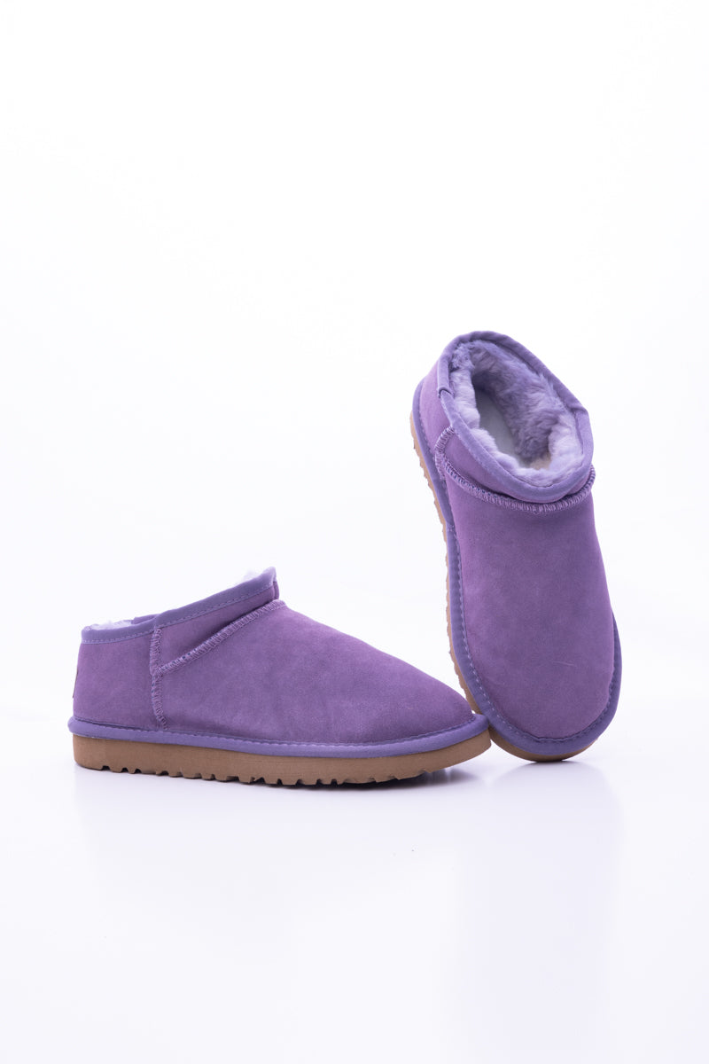 Smaibulun Ugg | Faux-Fur-Lined Suede Tasman Ankle Boot - Lavender