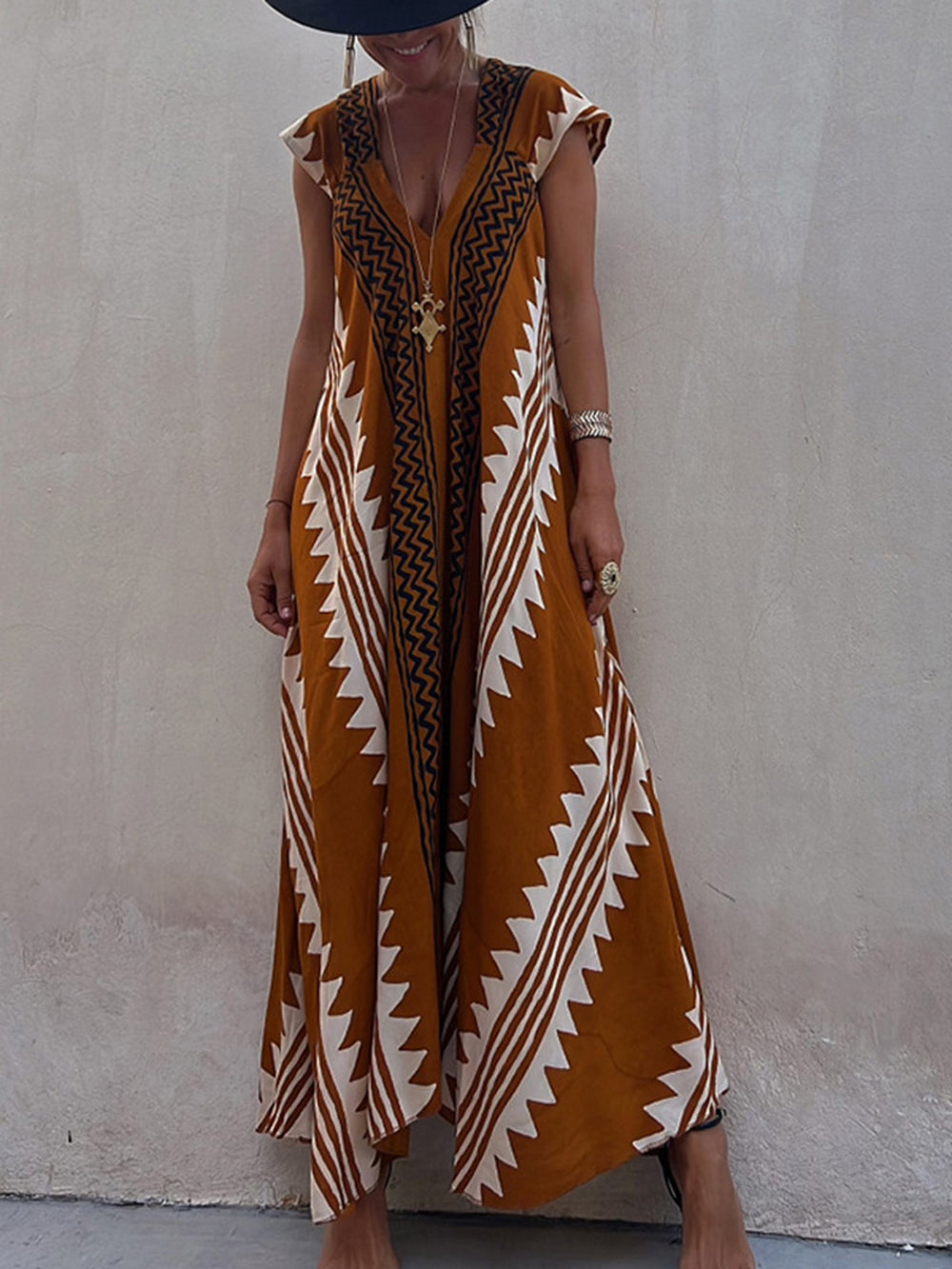 Sahara-Dream Maxi Dress