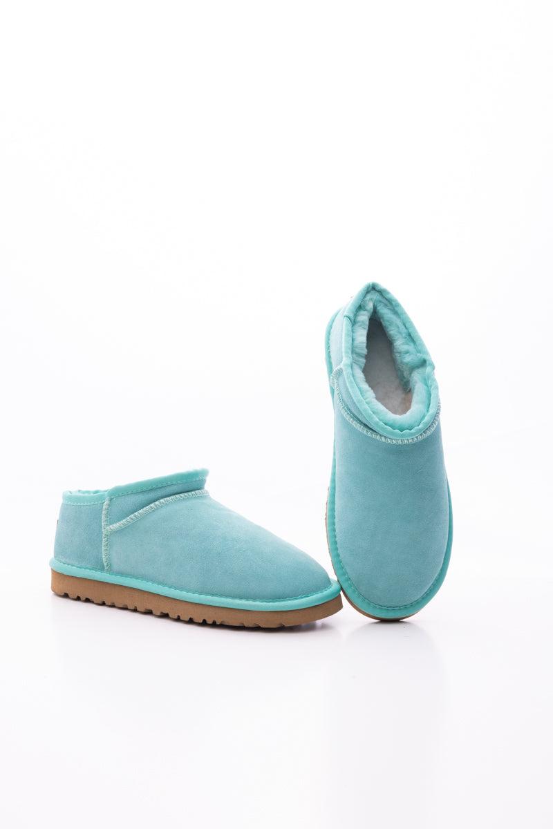 Smaibulun Ugg | Faux-Fur-Lined Suede Tasman Ankle Boot - Turquoise