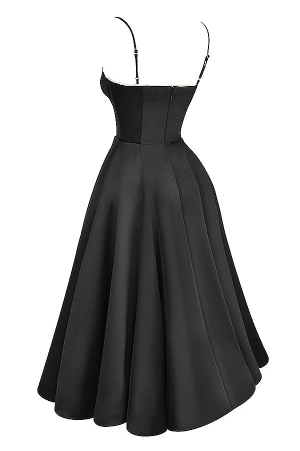 Suspender V-Neck Sleeveless Tutu Maxi Dress