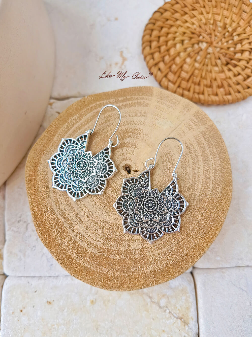 Flower Mandala Earrings