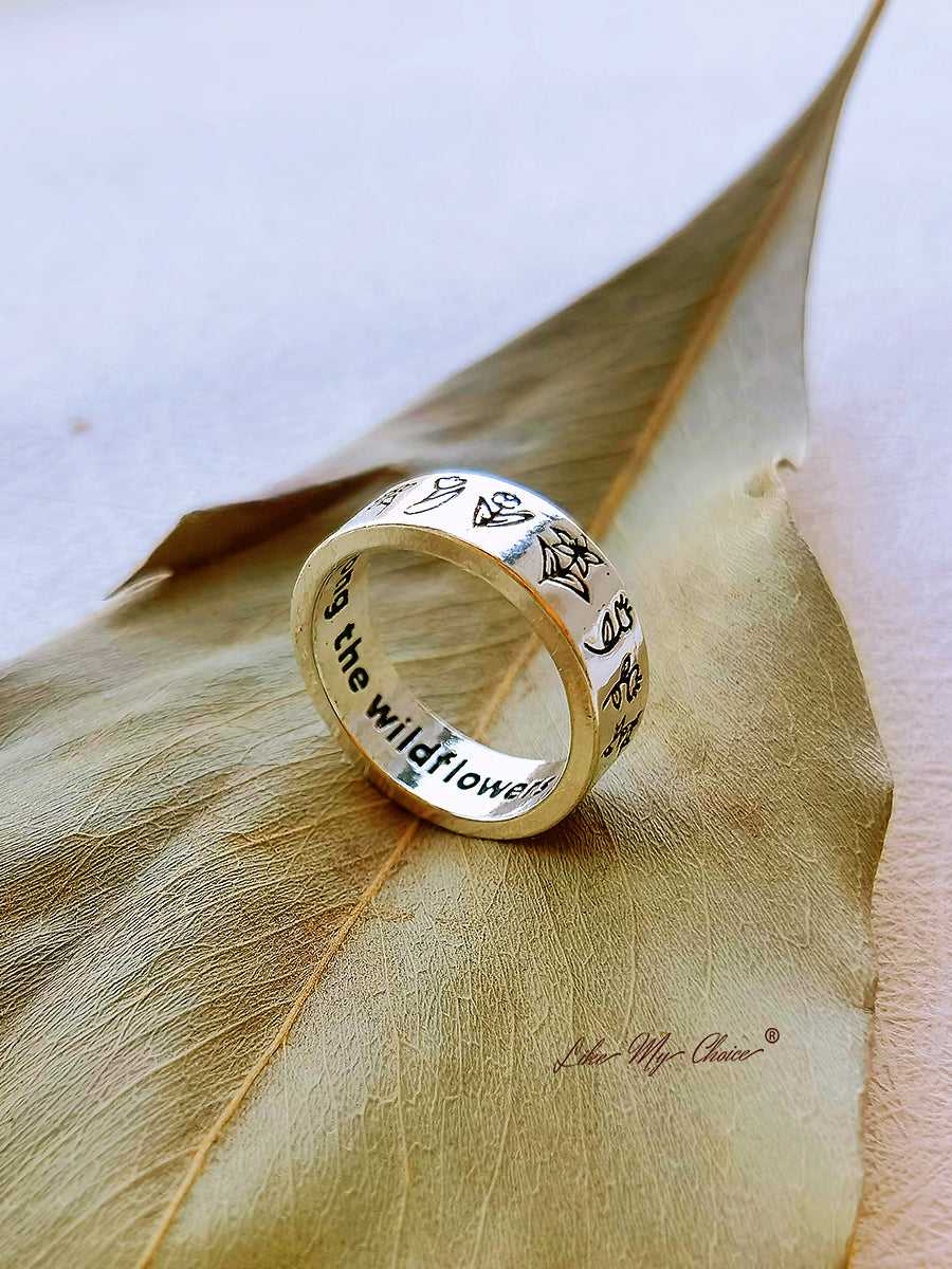 You Belong Among The Wildflowers Ring