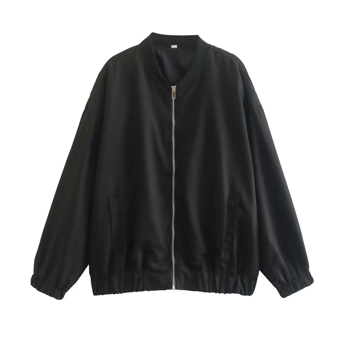 Early Autumn Women Clothing French Minority Casual Loose Bomber Jacket Jacket