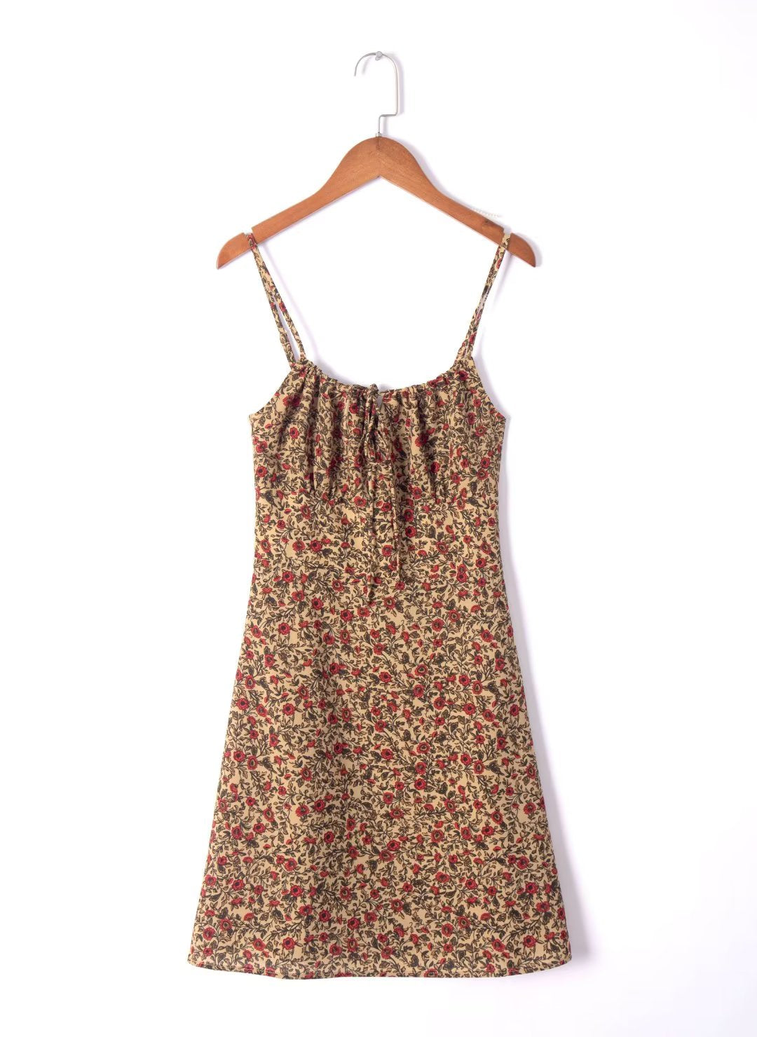 Spring Summer Women Printed  A Line Dress