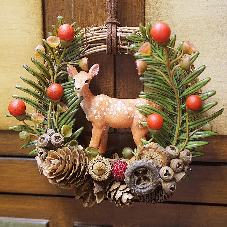 LikeMyChoice? Christmas Forest Sika Deer Car Hanging