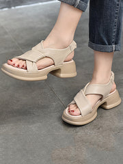 Open Toe Platform Shoes Sandals