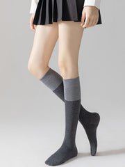 Casual Contrast Color Socks Accessories