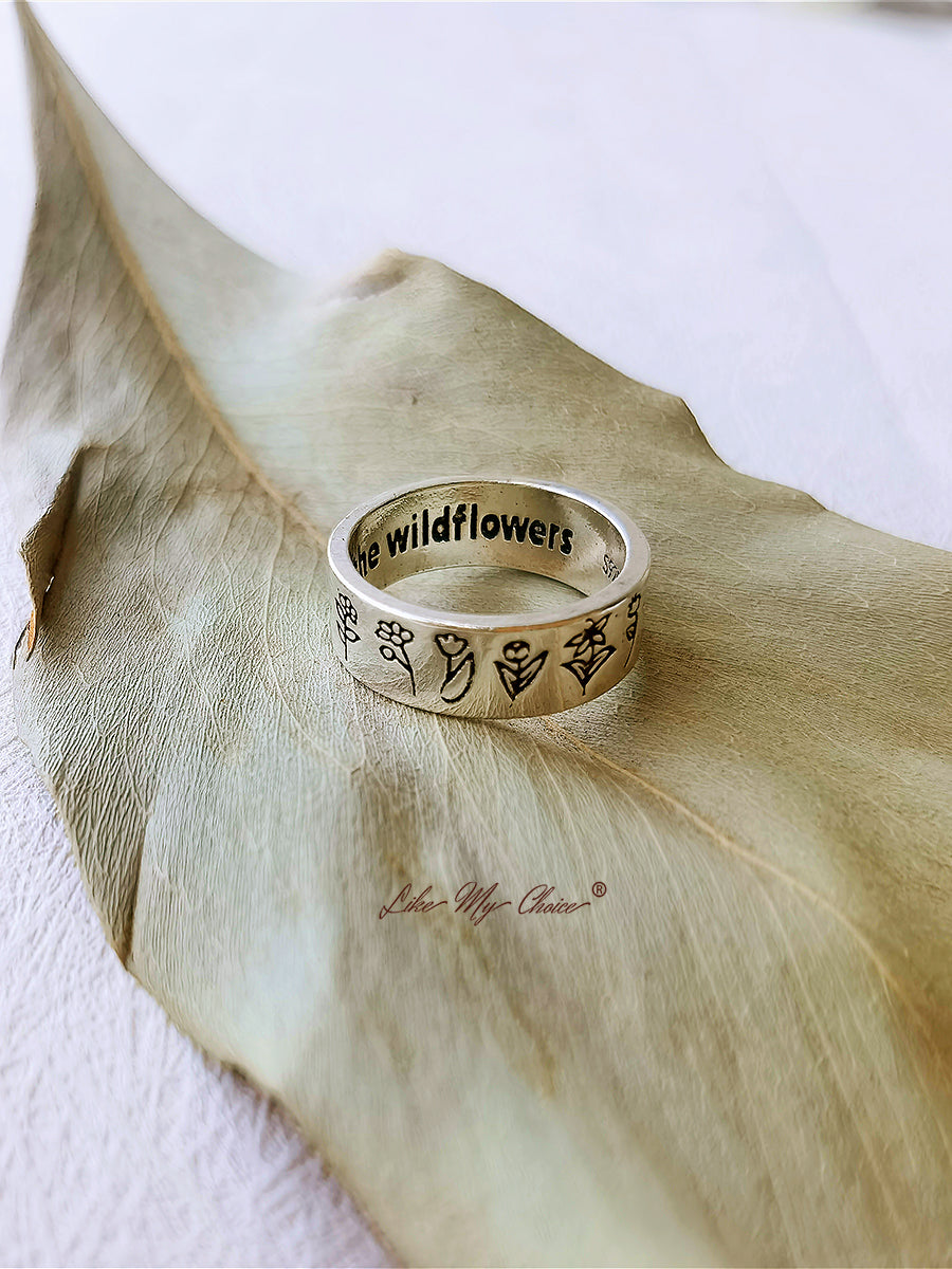 You Belong Among The Wildflowers Ring