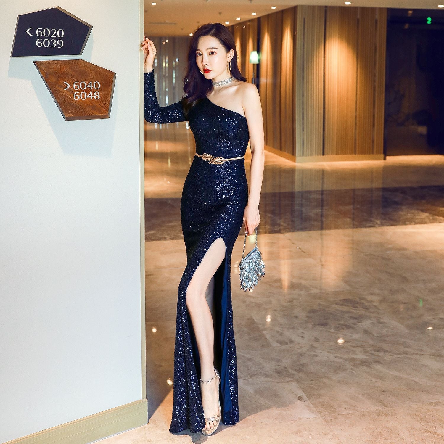 Women’s Fairy Dream Socialite Gathering Party Evening Dress – Long Slimming Toast Dress for Bride – Formal Gown