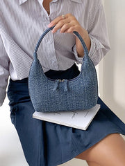 Fashion Niche Hand-Held Denim Dumpling Bag