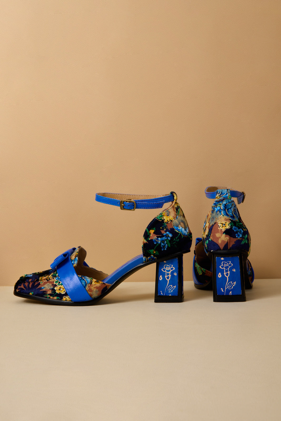 Soffia | Romantic Zephyra Floral Pump Heels