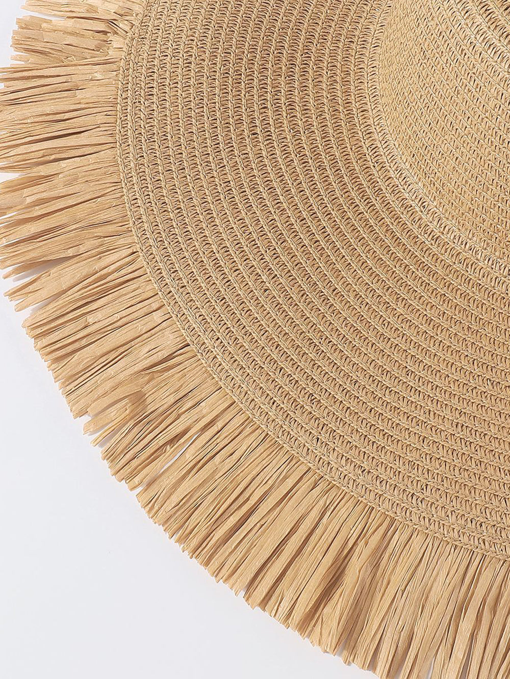 Raw Brim Straw Hat