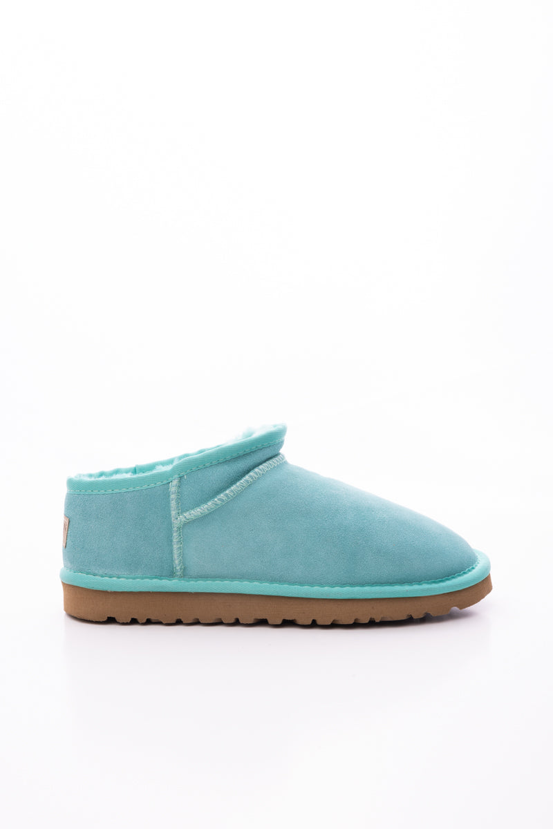 Smaibulun Ugg | Faux-Fur-Lined Suede Tasman Ankle Boot - Turquoise