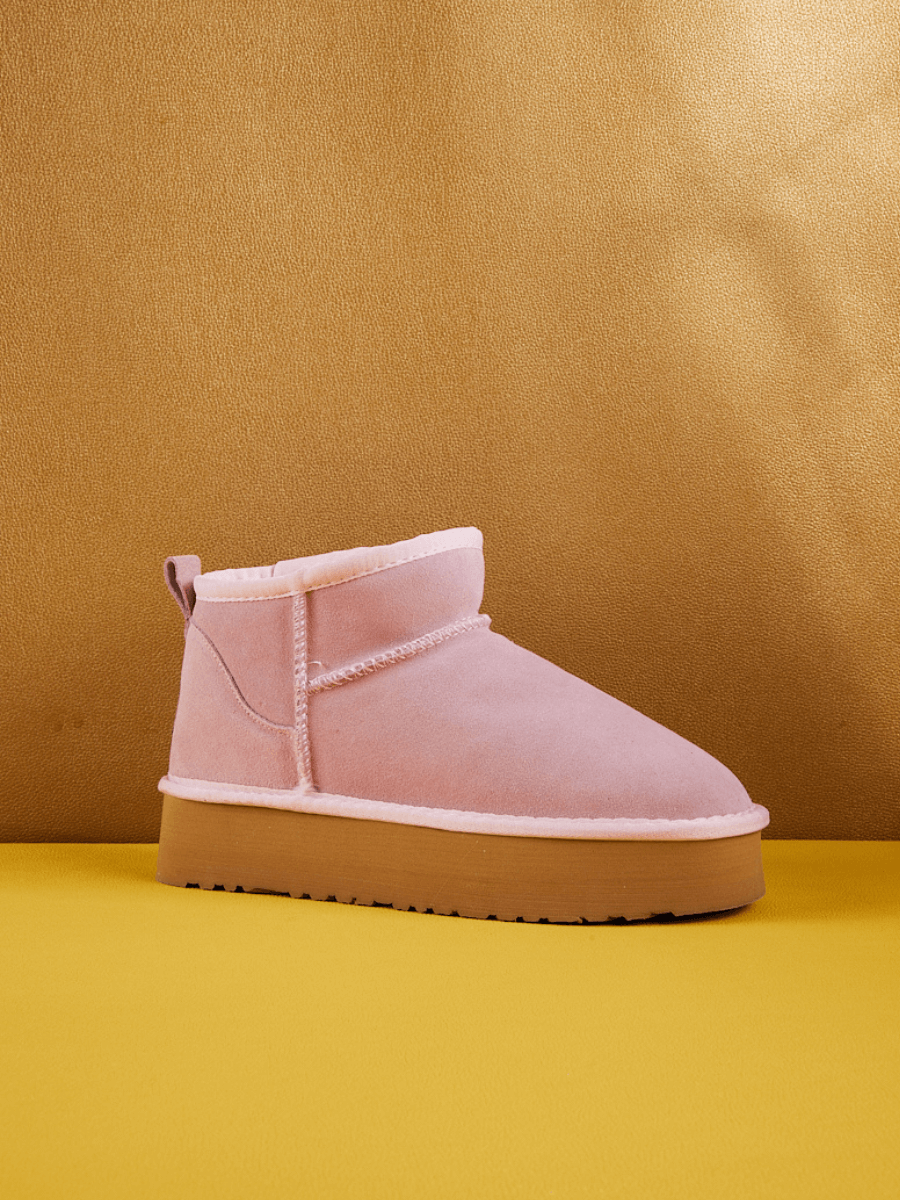 Smaibulun Ugg | Ultra Mini Platform Low Ankle Boot - Pink