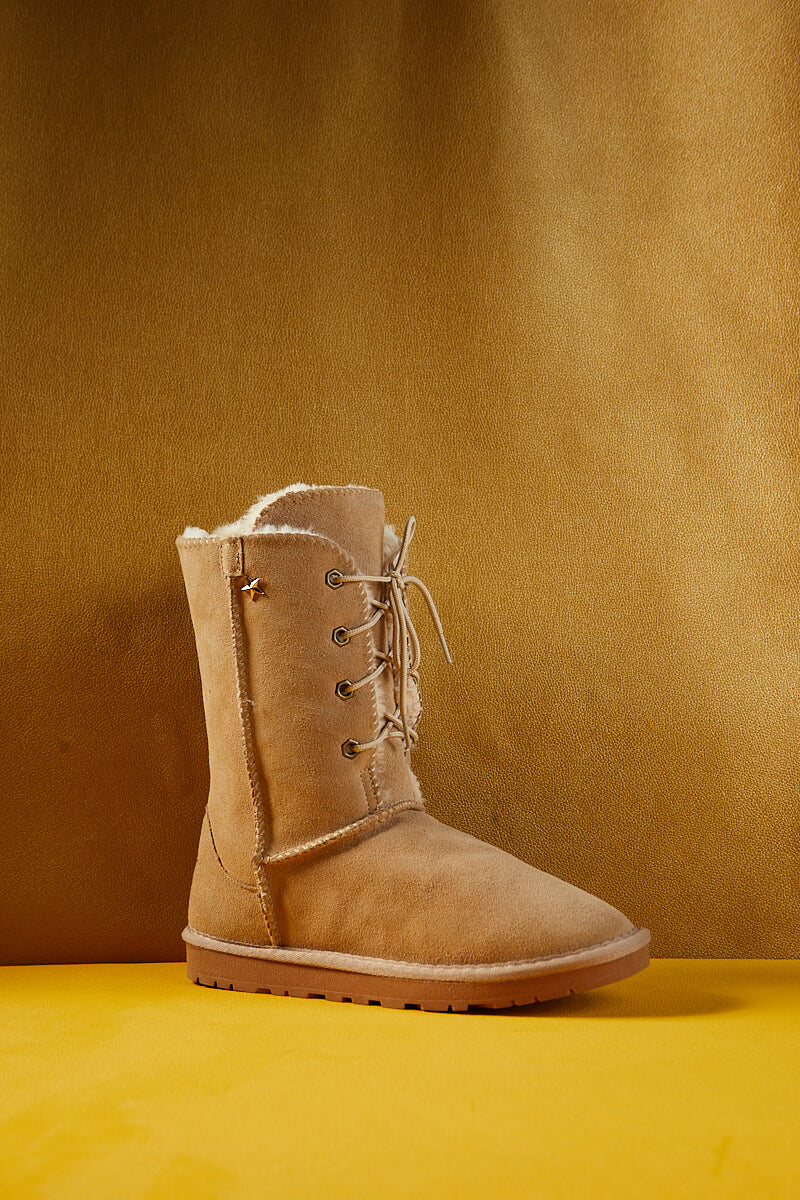 Smaibulun Ugg | Star Soldier Suede Wool Blend Boots