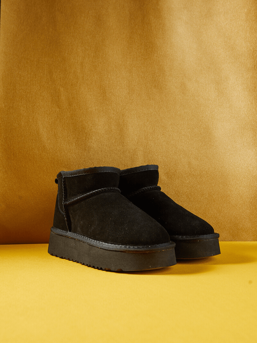 Smaibulun Ugg | Ultra Mini Platform Low Ankle Boot - Black