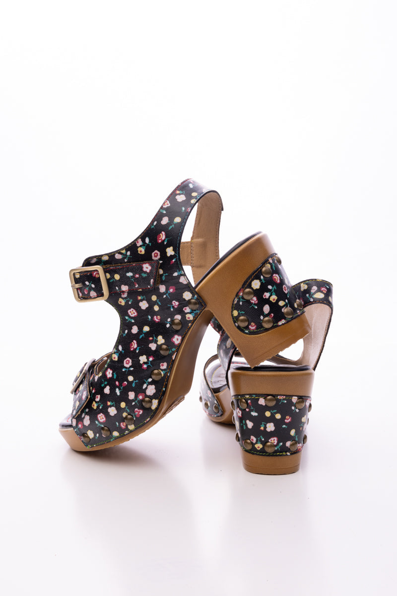 SOFFIA | VILMA FLORAL LEATHER SANDAL