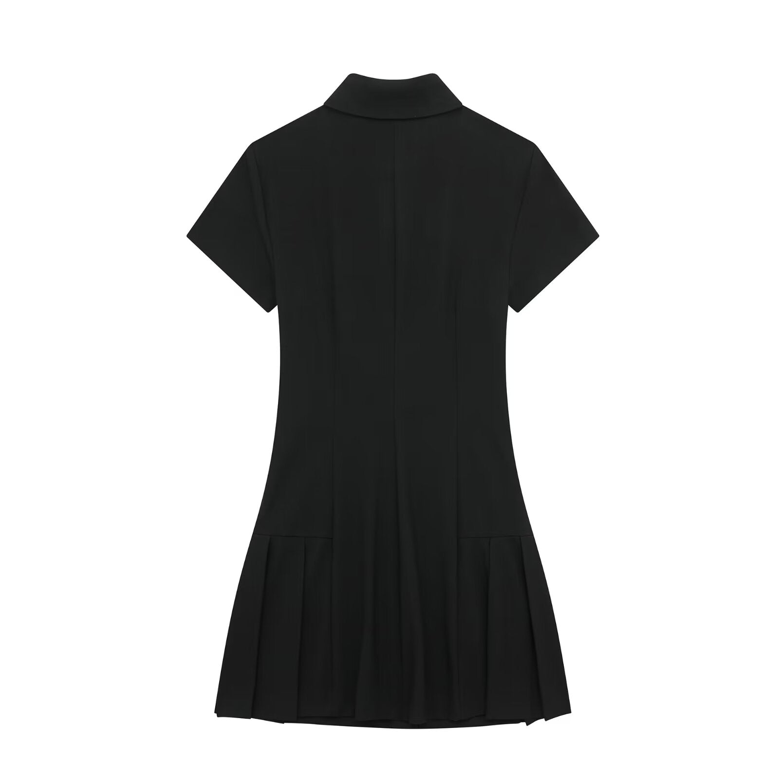 Spring Women Clothing Casual Shirt Mini Dress