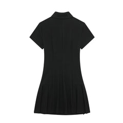 Spring Women Clothing Casual Shirt Mini Dress