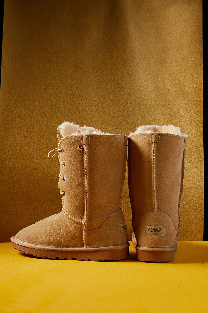 Smaibulun Ugg | Star Soldier Suede Wool Blend Boots