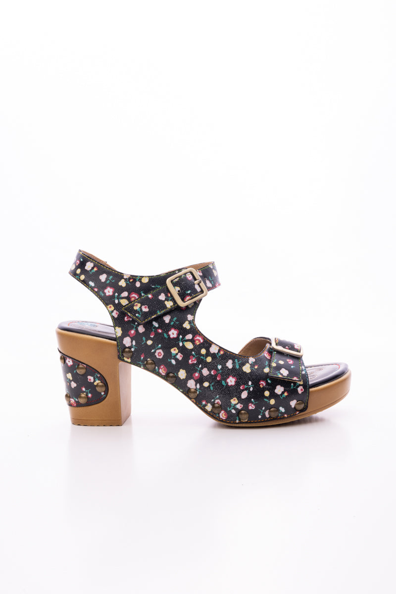 SOFFIA | VILMA FLORAL LEATHER SANDAL