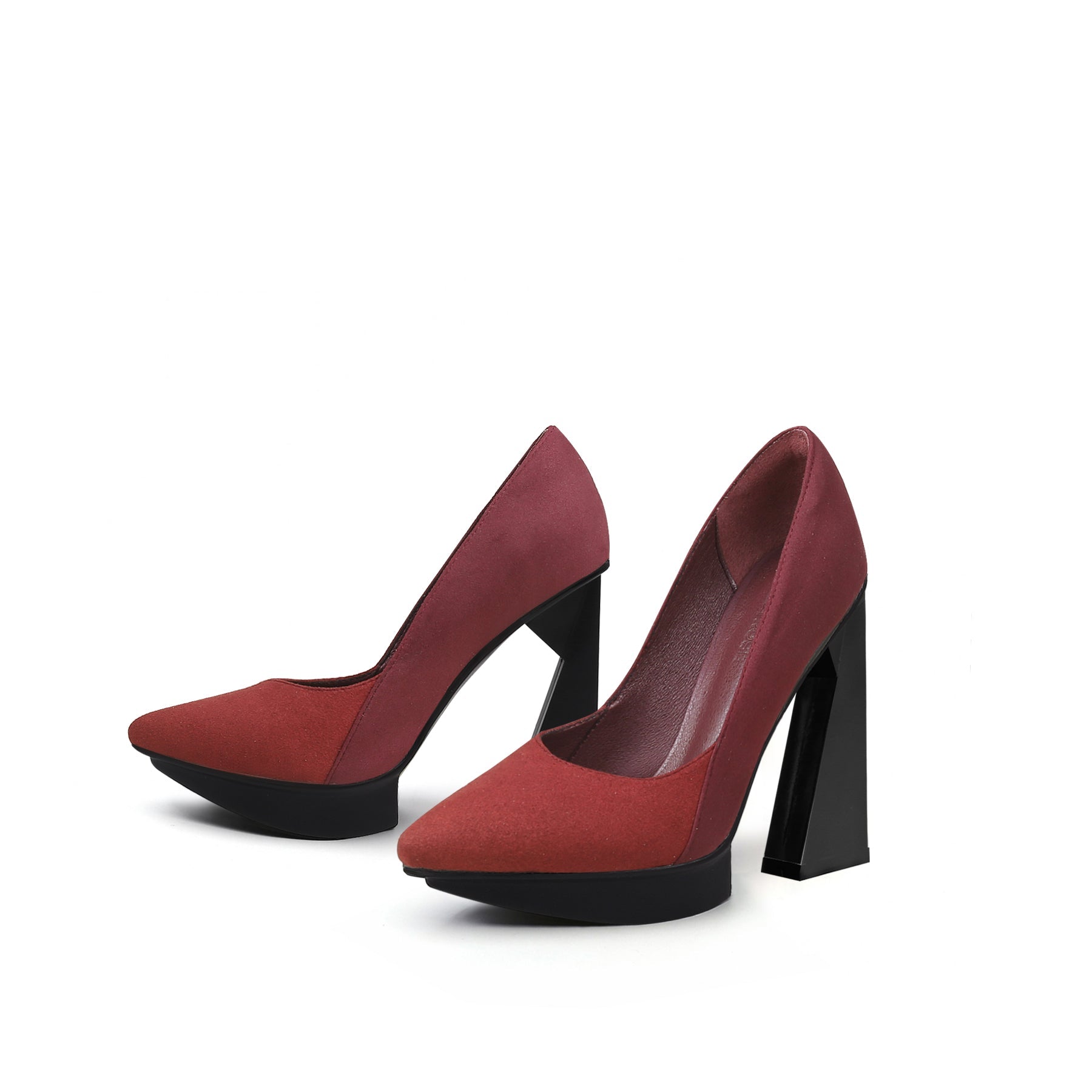 Jady Rose | Copeland Leather Heel Pump - Claret