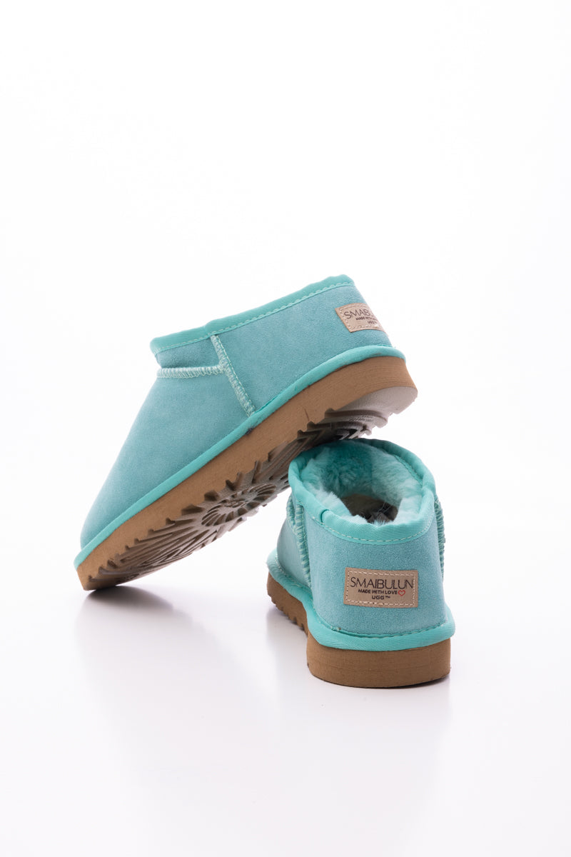 Smaibulun Ugg | Faux-Fur-Lined Suede Tasman Ankle Boot - Turquoise