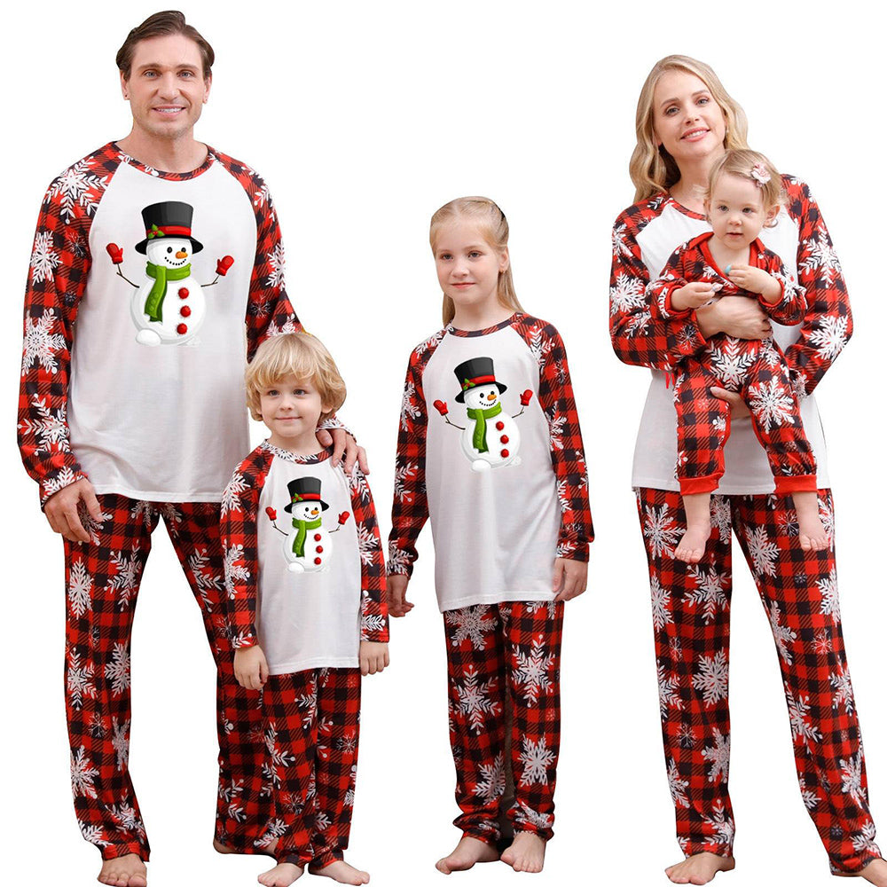 Merry Christmas Santa and Tree Matching Family Pajamas Set