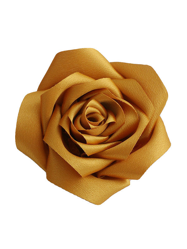 Flower Shape Solid Color Brooch Accessories