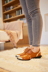 Jady Rose | Bancroft Leather Oxford Pump - Brown