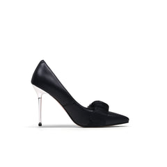 JADY ROSE | Bridesmaid Leather Stilettos - Black