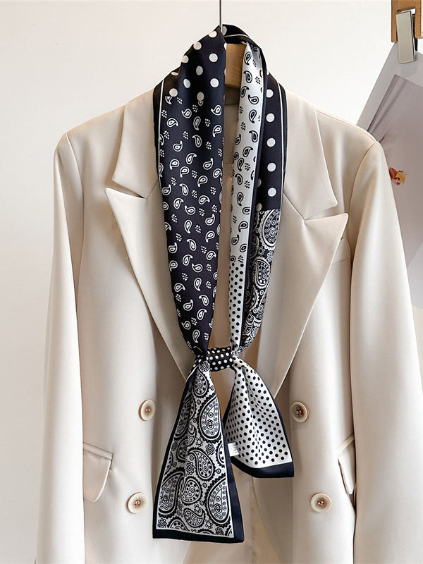 Polka Dot Printed Scarf