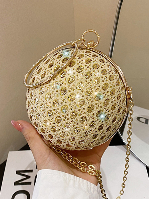 Chains Geometric Rhinestone Shiny Bags Bags Accessories Crossbody Bags Evening Bags & Clutches Handbags