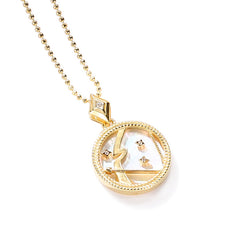 Fashion Solid Zodiac Necklace