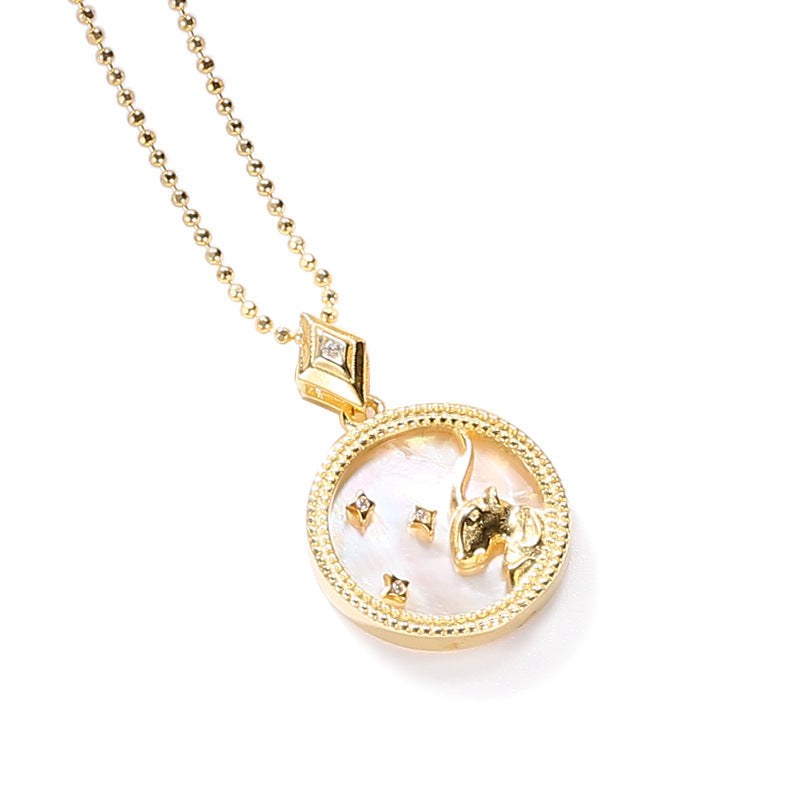 Fashion Solid Zodiac Necklace