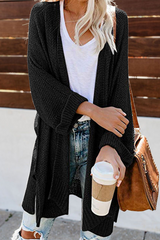 Solid Hollowed Out Sweater Cardigans(10 Colors)