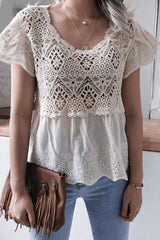 Fashion Casual Solid Patchwork V Neck Tops