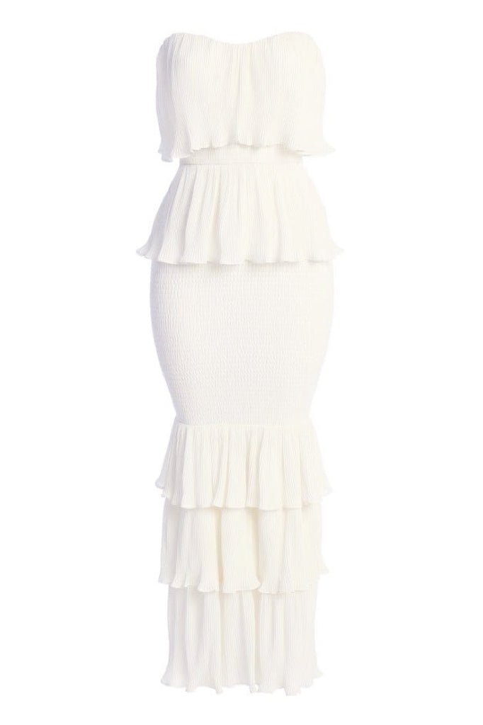 Alexia Ruffle Tiered Maxi Dress