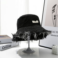 Women'S Hairy Side Cowboy Fisherman'S Cap Sweet Cool Spicy Girl Wind