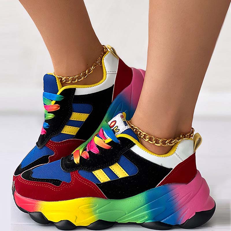 Casual Sportswear Daily Patchwork Round Out Door Shoes