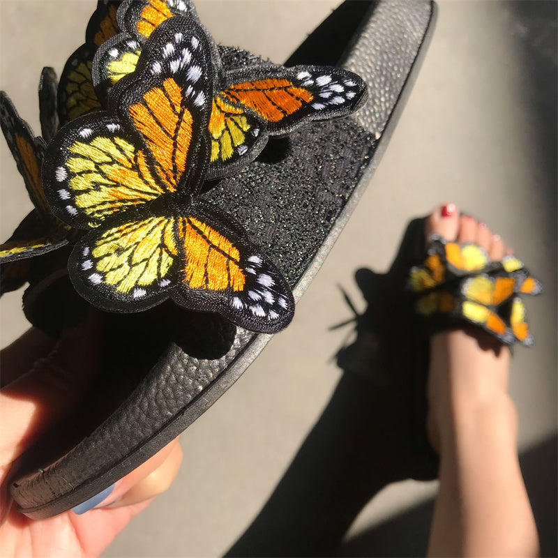 Casual Daily Patchwork Butterfly Round Comfortable Out Door Shoes