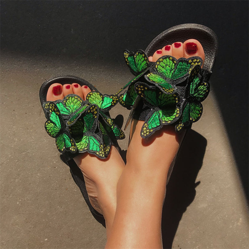 Casual Daily Patchwork Butterfly Round Comfortable Out Door Shoes