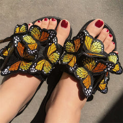 Casual Daily Patchwork Butterfly Round Comfortable Out Door Shoes