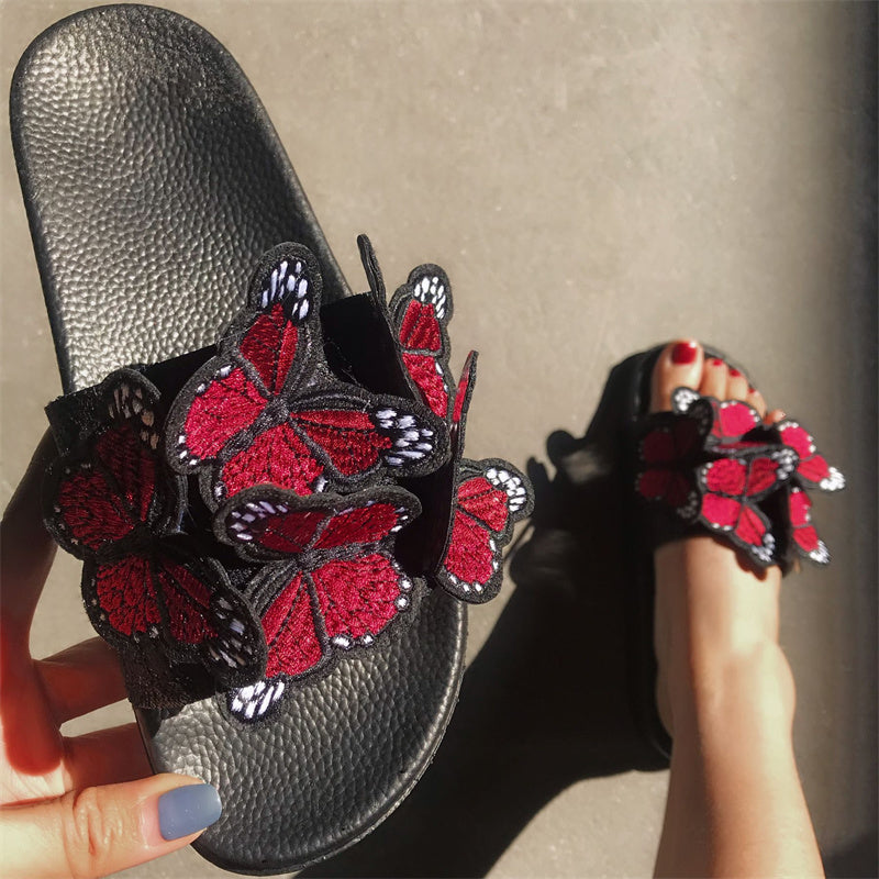 Casual Daily Patchwork Butterfly Round Comfortable Out Door Shoes