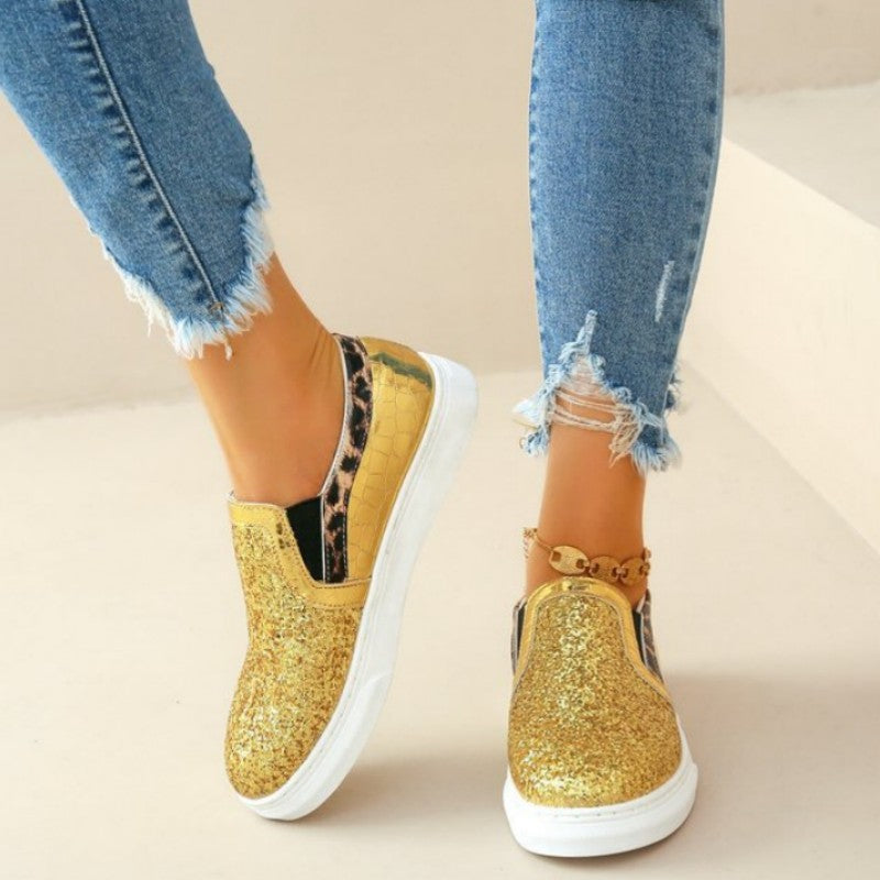 Casual Patchwork Round Comfortable Out Door Flats Shoes