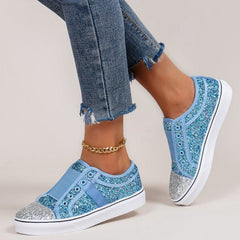 Casual Patchwork Contrast Round Comfortable Out Door Flats Shoes