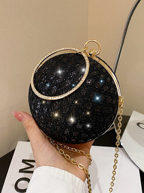 Chains Geometric Rhinestone Shiny Bags Bags Accessories Crossbody Bags Evening Bags & Clutches Handbags