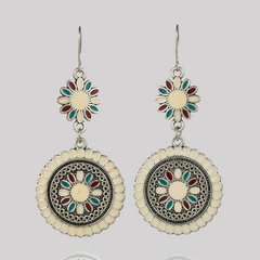 Bohemian Vintage Geometric Patchwork Earrings