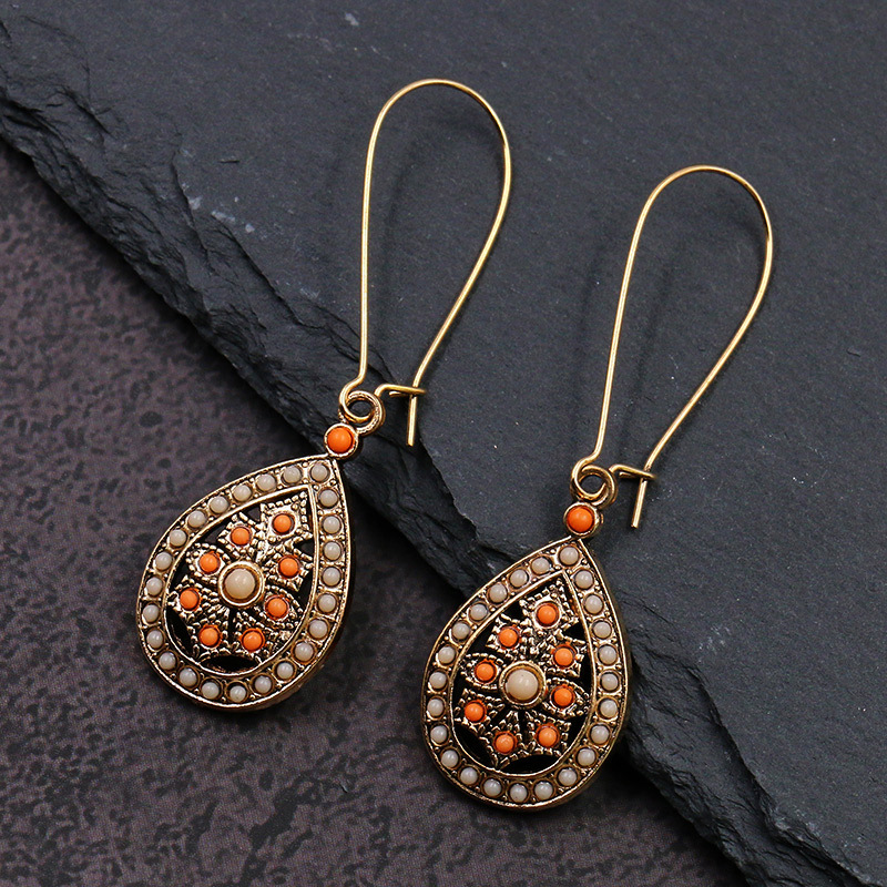 Bohemian Vintage Geometric Patchwork Earrings