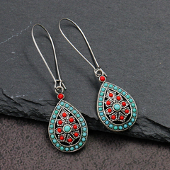 Bohemian Vintage Geometric Patchwork Earrings